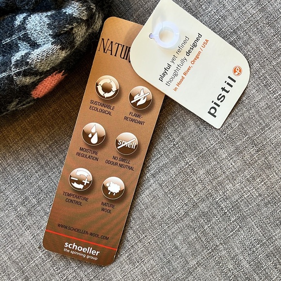 Pistil Wool Tulip Black and Pink Knit Women's Beanie Hat OS - Picture 4 of 8